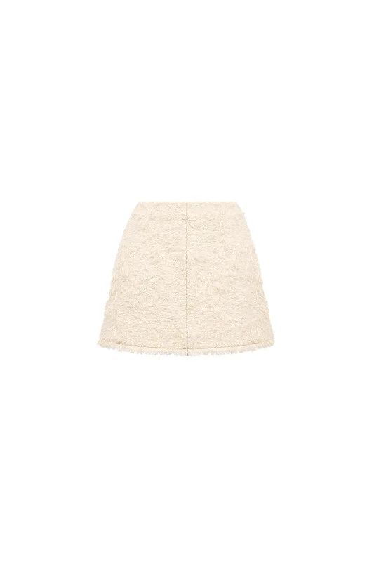 Crystal Beaded Mini Skirt
