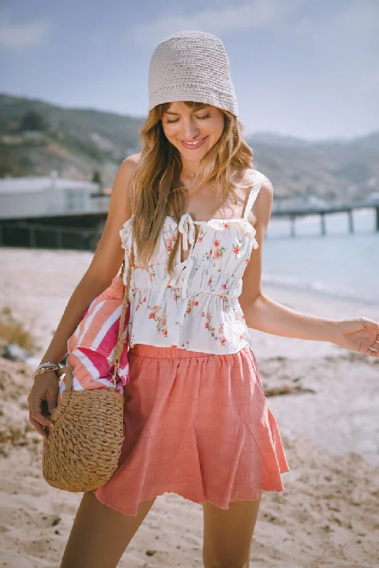 Forever 21 Women's Flowy High-Rise Mini Skirt Tigerlily